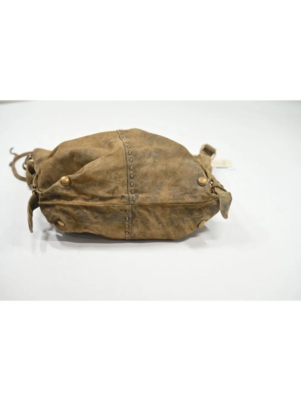 Free People We The Free Dallas Distressed Lea Bag OB2314502 in Sandblast Khaki
